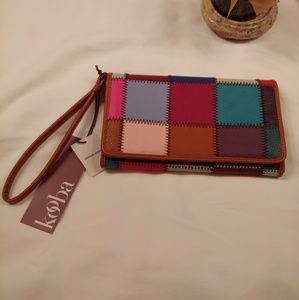🔥NWT🔥 Kooba Patch Flat Wristlet